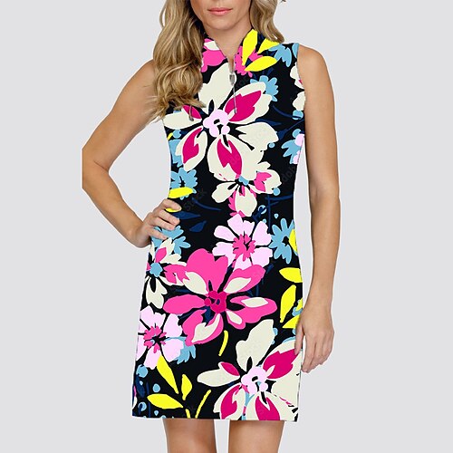 Women's Tennis Dress Golf Dress Golf Apparel Breathable Quick Dry Moisture Wicking Sleeveless Dress Tennis Outfit Floral Printed Summer Tennis Golf Pickleball
Women's Tennis Dress Golf Dress Golf Apparel Breathable Quick Dry Moisture Wicking Sleeveless Dress Tennis Outfit Floral Printed Summer Tennis Golf Pickleball