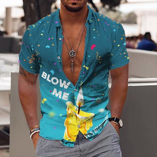 Homens Camisa Social Letra Estampas Abstratas Aberto para a Lateral Azul Ao ar livre Rua Manga Curta Imprimir Roupa Moda Roupa de rua Designer Casual
Homens Camisa Social Letra Estampas Abstratas Aberto para a Lateral Azul Ao ar livre Rua Manga Curta Imprimir Roupa Moda Roupa de rua Designer Casual