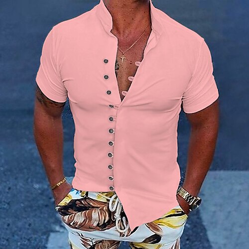 Hombre Camisa Abotonar la camisa Camisa casual Camisa de verano Camisa de playa Negro Blanco Rosa Azul Naranja Manga Corta Plano Escote Chino Diario Vacaciones Ropa Moda Casual Cómodo
Hombre Camisa Abotonar la camisa Camisa casual Camisa de verano Camisa de playa Negro Blanco Rosa Azul Naranja Manga Corta Plano Escote Chino Diario Vacaciones Ropa Moda Casual Cómodo