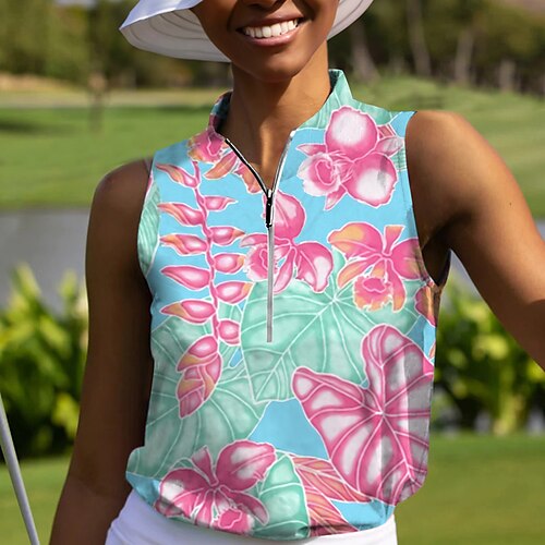 Femme Chemise de tennis Débardeur Tennis Respirable Séchage rapide Doux Sans Manches Top Standard 1/4 Zip Floral Eté Printemps Le golf Badminton
Femme Chemise de tennis Débardeur Tennis Respirable Séchage rapide Doux Sans Manches Top Standard 1/4 Zip Floral Eté Printemps Le golf Badminton