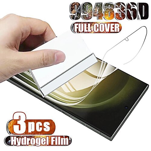 3 Pças. Protetor de tela Para Samsung Galaxy S23 S22 S21 S20 Plus Ultra S10 Note 20 Ultra 10 Plus Note10 Lite Note 20 TPU Hydrogel Anti-bolhas Anti Impressão Digital Ultra Fino Compatível com 3D
3 Pças. Protetor de tela Para Samsung Galaxy S23 S22 S21 S20 Plus Ultra S10 Note 20 Ultra 10 Plus Note10 Lite Note 20 TPU Hydrogel Anti-bolhas Anti Impressão Digital Ultra Fino Compatível com 3D
