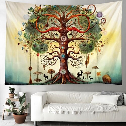Vintage Hanging Tapestry Tree of Life Wall Art Large Tapestry Mural Decor Photograph Backdrop Blanket Curtain Home Bedroom Living Room Decoration
Vintage Hanging Tapestry Tree of Life Wall Art Large Tapestry Mural Decor Photograph Backdrop Blanket Curtain Home Bedroom Living Room Decoration