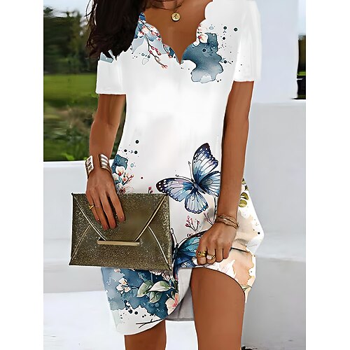 Tenue décontractée Robe d'été Robe imprimée Femme Floral Papillon Imprimer Col festonné Actif Mode Extérieur du quotidien Manche Courte Standard Blanche Jaune Vert Claire Eté Printemps S M L XL XXL
Tenue décontractée Robe d'été Robe imprimée Femme Floral Papillon Imprimer Col festonné Actif Mode Extérieur du quotidien Manche Courte Standard Blanche Jaune Vert Claire Eté Printemps S M L XL XXL