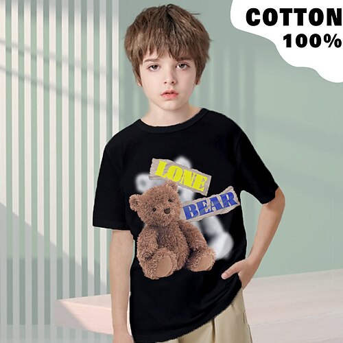 Jungen T-Shirt Kurzarm T-Shirt Graphic Karikatur Buchstabe 3D-Druck Aktiv Sport Modisch 100% Baumwolle Outdoor Casual Täglich kinderkleidung Rundhalsausschnitt 3-12 Jahre 3D-gedruckte Grafik Regular
Jungen T-Shirt Kurzarm T-Shirt Graphic Karikatur Buchstabe 3D-Druck Aktiv Sport Modisch 100% Baumwolle Outdoor Casual Täglich kinderkleidung Rundhalsausschnitt 3-12 Jahre 3D-gedruckte Grafik Regular