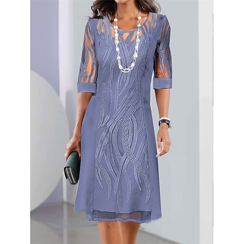 Robe casual Robe dentelle Robe d'été Femme Robe mi-longue Dentelle Patchwork du quotidien Rendez-vous Sortie Mode Moderne Col Ras du Cou Demi Manches 2023 Standard Bleu S M L XL XXL
Robe casual Robe dentelle Robe d'été Femme Robe mi-longue Dentelle Patchwork du quotidien Rendez-vous Sortie Mode Moderne Col Ras du Cou Demi Manches 2023 Standard Bleu S M L XL XXL
