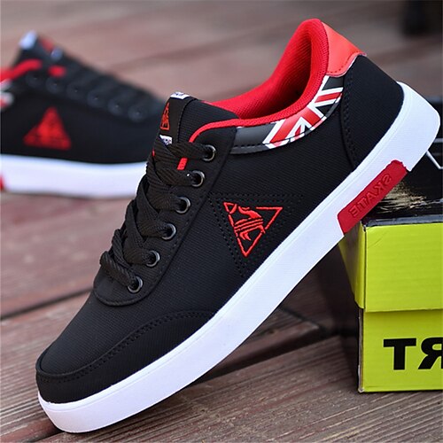Homens Tênis Sapatos casuais masculinos Sapatos Confortáveis Casual Diário Lona Respirável Confortável Antiderrapante Preto Vermelho Azul Bloco de cor Primavera Outono
Homens Tênis Sapatos casuais masculinos Sapatos Confortáveis Casual Diário Lona Respirável Confortável Antiderrapante Preto Vermelho Azul Bloco de cor Primavera Outono