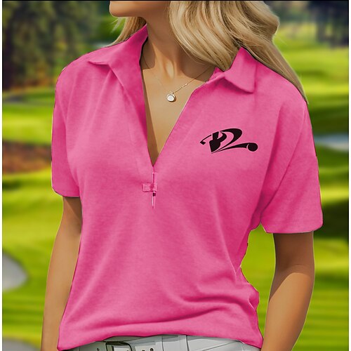 Women's Polo Shirt Golf Shirt Breathable Quick Dry Moisture Wicking Short Sleeve Golf Apparel Golf Clothes Regular Fit V Neck Solid Color Summer Tennis Golf Pickleball
Women's Polo Shirt Golf Shirt Breathable Quick Dry Moisture Wicking Short Sleeve Golf Apparel Golf Clothes Regular Fit V Neck Solid Color Summer Tennis Golf Pickleball