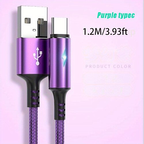 5A Superschnelles Ladekabel 66W geeignet für Xiaomi Honor Typ-C Blitzladen oranges Handy-Ladekabel
5A Superschnelles Ladekabel 66W geeignet für Xiaomi Honor Typ-C Blitzladen oranges Handy-Ladekabel