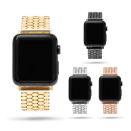 Bijoux Bracelet Compatible avec Bracelet Apple Watch 38mm 40mm 41mm 42mm 44mm 45mm 49mm Fermoir en métal Ajustable Alliage Bracelet de remplacement pour iwatch Series Ultra 8 7 SE 6 5 4 3 2 1
Bijoux Bracelet Compatible avec Bracelet Apple Watch 38mm 40mm 41mm 42mm 44mm 45mm 49mm Fermoir en métal Ajustable Alliage Bracelet de remplacement pour iwatch Series Ultra 8 7 SE 6 5 4 3 2 1