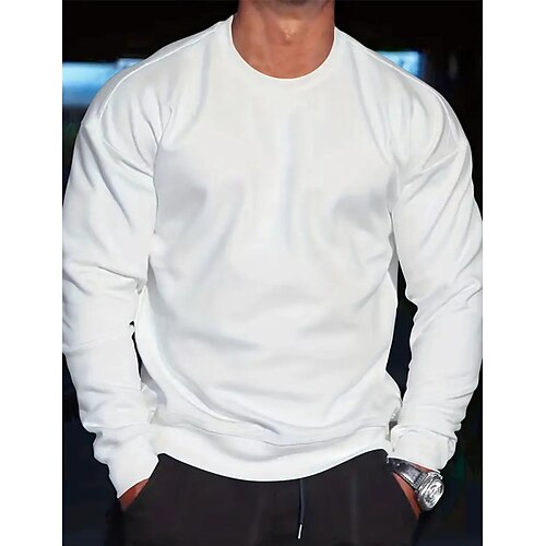 Homens Moletom Preto Branco Rosa Marron Cáqui Gola Redonda Tecido Desportos e Ar livre Diário Esportes Roupa de rua Casual Primavera Outono Roupa Moletons Moletons
Homens Moletom Preto Branco Rosa Marron Cáqui Gola Redonda Tecido Desportos e Ar livre Diário Esportes Roupa de rua Casual Primavera Outono Roupa Moletons Moletons