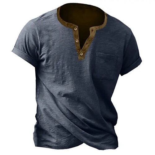 Homens Camisa Henley T-shirt Tecido Henley Rua Férias Manga Curta Roupa Moda Designer Básico
Homens Camisa Henley T-shirt Tecido Henley Rua Férias Manga Curta Roupa Moda Designer Básico