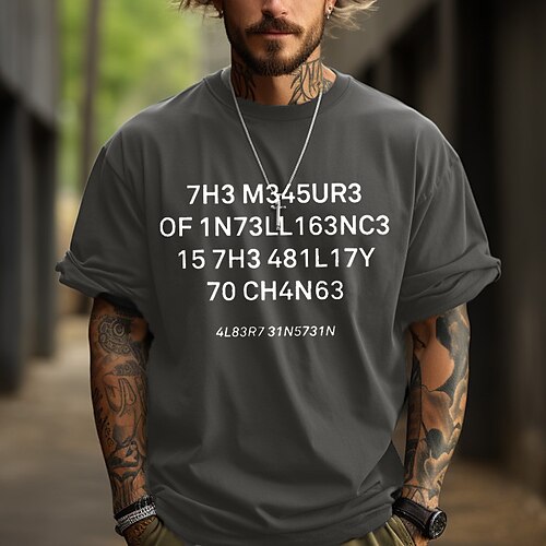 Hombre Camiseta Remera de algodón Camisetas gráficas Estilo casual Estilo clásico Graphic Letra Cuello Barco Ropa Exterior Calle Manga Corta Estampado 100% Algodón Moda Design Casual
Hombre Camiseta Remera de algodón Camisetas gráficas Estilo casual Estilo clásico Graphic Letra Cuello Barco Ropa Exterior Calle Manga Corta Estampado 100% Algodón Moda Design Casual
