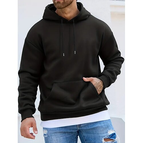 Homme Sweat à capuche Sweat shirt Noir Vert foncé Vert Kaki Beige Capuche Plein Sport Loisir du quotidien Des sports Vêtement de rue Frais Décontractées Printemps Automne Vêtement Tenue Pulls
Homme Sweat à capuche Sweat shirt Noir Vert foncé Vert Kaki Beige Capuche Plein Sport Loisir du quotidien Des sports Vêtement de rue Frais Décontractées Printemps Automne Vêtement Tenue Pulls