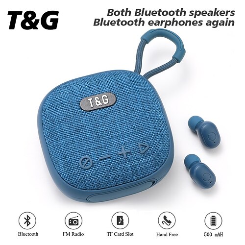 T g tg813 tragbarer Mini-Bluetooth-Lautsprecher, kabellose Lautsprecher mit Kopfhörern, wasserdichte Säulen-Boombox, BT-USB-FM-Radio-Lautsprecher
T g tg813 tragbarer Mini-Bluetooth-Lautsprecher, kabellose Lautsprecher mit Kopfhörern, wasserdichte Säulen-Boombox, BT-USB-FM-Radio-Lautsprecher