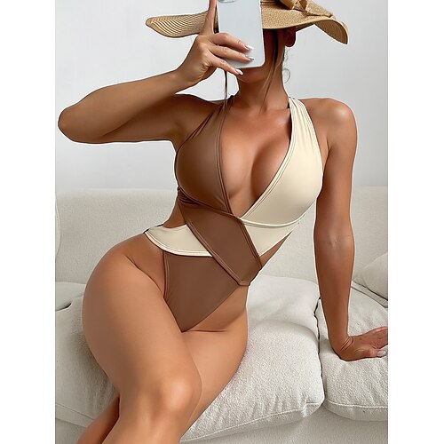 Mulheres Roupa de Banho Uma pedaço Fatos de banho Normal roupa de banho Em Cruz Decote em V Profundo Mergulho Cruz Bloco de cor Preto Café Acolchoado Mergulho Fatos de banho Sensual Moda à moda
Mulheres Roupa de Banho Uma pedaço Fatos de banho Normal roupa de banho Em Cruz Decote em V Profundo Mergulho Cruz Bloco de cor Preto Café Acolchoado Mergulho Fatos de banho Sensual Moda à moda