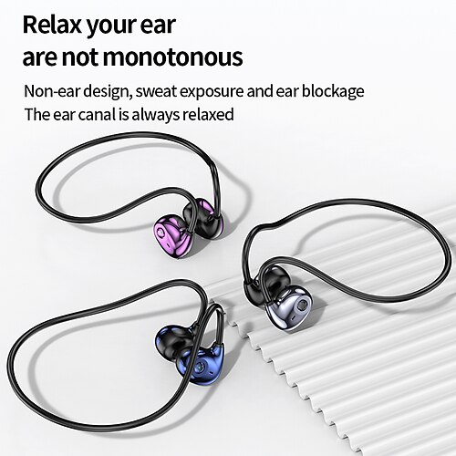 A59 Drahtlose Ohrhörer TWS-Kopfhörer Ohrbügel Bluetooth 5.3 Rauschunterdrückung Sport Wasserdicht für Apple Samsung Huawei Xiaomi MI Fitness Laufen Für den täglichen Einsatz Handy Reise
A59 Drahtlose Ohrhörer TWS-Kopfhörer Ohrbügel Bluetooth 5.3 Rauschunterdrückung Sport Wasserdicht für Apple Samsung Huawei Xiaomi MI Fitness Laufen Für den täglichen Einsatz Handy Reise