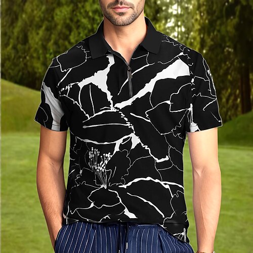 Homme T-shirt POLO Chemise de golf Respirable Séchage rapide Evacuation de l'humidité Manche Courte Vêtements de golf Top Standard Zippé Imprimé Eté Tennis Le golf Pickleball
Homme T-shirt POLO Chemise de golf Respirable Séchage rapide Evacuation de l'humidité Manche Courte Vêtements de golf Top Standard Zippé Imprimé Eté Tennis Le golf Pickleball