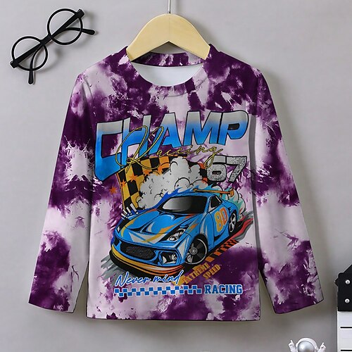Chico Camiseta Manga Larga Camiseta Graphic Letra Coche Impresión 3D Deportes Moda Ropa de calle Poliéster Exterior Casual Diario Niños Cuello redondo 3-12 años Gráfico impreso en 3D Ajuste regular
Chico Camiseta Manga Larga Camiseta Graphic Letra Coche Impresión 3D Deportes Moda Ropa de calle Poliéster Exterior Casual Diario Niños Cuello redondo 3-12 años Gráfico impreso en 3D Ajuste regular