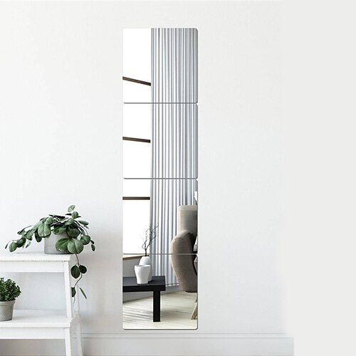 4 pçs superfície do espelho quadrado adesivo de parede prata plástico espelho decorativo adesivo para decoração de casa 2222 cm
4 pçs superfície do espelho quadrado adesivo de parede prata plástico espelho decorativo adesivo para decoração de casa 2222 cm