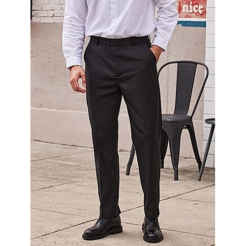 Homme pantalon de costume Pantalon Pantalon de costume Poche Plein Confort Respirable Formel Entreprise Mode Vêtement de rue Noir Bleu
Homme pantalon de costume Pantalon Pantalon de costume Poche Plein Confort Respirable Formel Entreprise Mode Vêtement de rue Noir Bleu