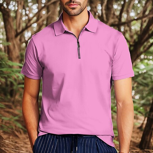 Herren poloshirt Golfhemd Atmungsaktiv Schnelltrocknend Feuchtigkeitsableitung Kurzarm Golfbekleidung Golfkleidung Regular Fit Zip Feste Farbe Sommer Tennis Golfspiel Pickleball
Herren poloshirt Golfhemd Atmungsaktiv Schnelltrocknend Feuchtigkeitsableitung Kurzarm Golfbekleidung Golfkleidung Regular Fit Zip Feste Farbe Sommer Tennis Golfspiel Pickleball