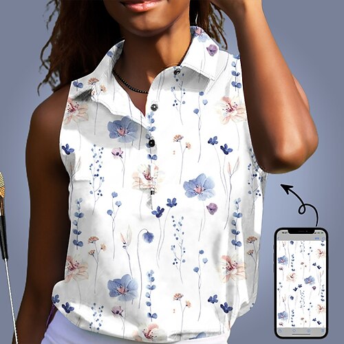 Damen poloshirt Golfhemd Geknöpftes Poloshirt Atmungsaktiv Schnelltrocknend Feuchtigkeitsableitung Ärmellos Golfbekleidung Golfkleidung Regular Fit Blumen Sommer Tennis Golfspiel Pickleball
Damen poloshirt Golfhemd Geknöpftes Poloshirt Atmungsaktiv Schnelltrocknend Feuchtigkeitsableitung Ärmellos Golfbekleidung Golfkleidung Regular Fit Blumen Sommer Tennis Golfspiel Pickleball