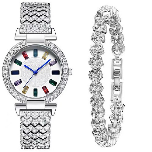 Moda diamante feminino relógio de quartzo cristal de luxo pulseira feminina relógios de aço feminino relógio de pulso à prova d'água montre femme relogio
Moda diamante feminino relógio de quartzo cristal de luxo pulseira feminina relógios de aço feminino relógio de pulso à prova d'água montre femme relogio