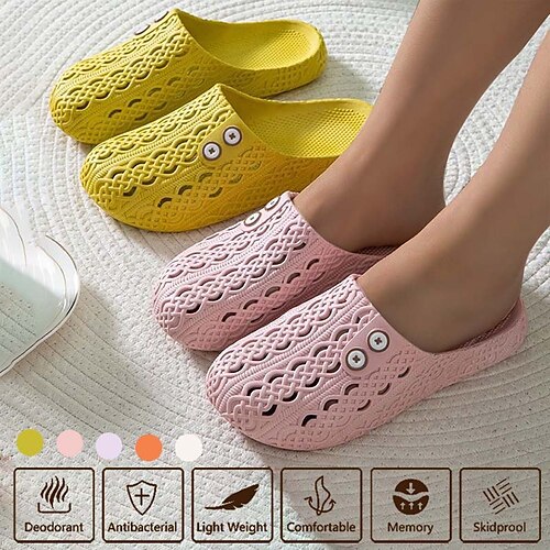 Damen Sandalen Hausschuhe Slippers Komfort Schuhe Hausschuhe Outdoor Heim Täglich Sommer Flacher Absatz Runde Zehe Modisch Brautkleider schlicht Komfort PVC Halbschuhe Feste Farbe Weiß Gelb Rosa
Damen Sandalen Hausschuhe Slippers Komfort Schuhe Hausschuhe Outdoor Heim Täglich Sommer Flacher Absatz Runde Zehe Modisch Brautkleider schlicht Komfort PVC Halbschuhe Feste Farbe Weiß Gelb Rosa
