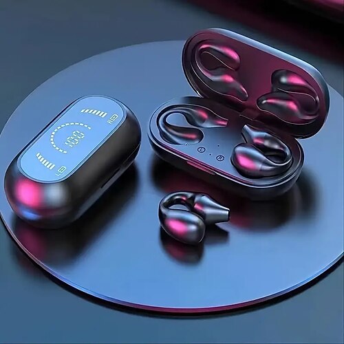 Kabelloses Ohrclip-Headset – Mini-BT-Headset zum Radfahren, Autofahren und Laufen – offenes Ohrdesign, digitale Anzeige, HiFi-Klangqualität
Kabelloses Ohrclip-Headset – Mini-BT-Headset zum Radfahren, Autofahren und Laufen – offenes Ohrdesign, digitale Anzeige, HiFi-Klangqualität