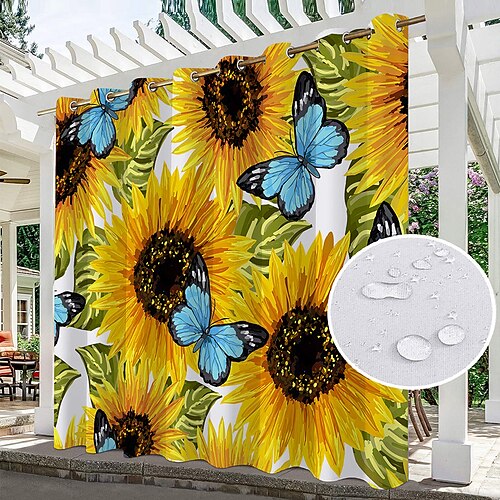 rideaux extérieurs imperméables d'intérieur tournesols pour le patio de mariage rideaux épais d'oeillet d'intimité pour la chambre de mariage, salon, porche, pergola, cabanon
rideaux extérieurs imperméables d'intérieur tournesols pour le patio de mariage rideaux épais d'oeillet d'intimité pour la chambre de mariage, salon, porche, pergola, cabanon
