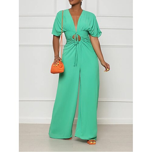 Mujer Mono Cortado Color sólido Escote en Pico Ropa de calle Calle Diario Ajuste regular Manga Corta Blanco Naranja Verde Trébol S M L Verano
Mujer Mono Cortado Color sólido Escote en Pico Ropa de calle Calle Diario Ajuste regular Manga Corta Blanco Naranja Verde Trébol S M L Verano