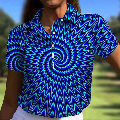 Mulheres Camisa polo de caminhada Camisa de golfe Pólo de botões Respirável Secagem Rápida Pavio Humido Manga Curta Vestuário de golfe Roupas de golfe Normal Estampado Verão Tênis Golfe Pickleball
Mulheres Camisa polo de caminhada Camisa de golfe Pólo de botões Respirável Secagem Rápida Pavio Humido Manga Curta Vestuário de golfe Roupas de golfe Normal Estampado Verão Tênis Golfe Pickleball