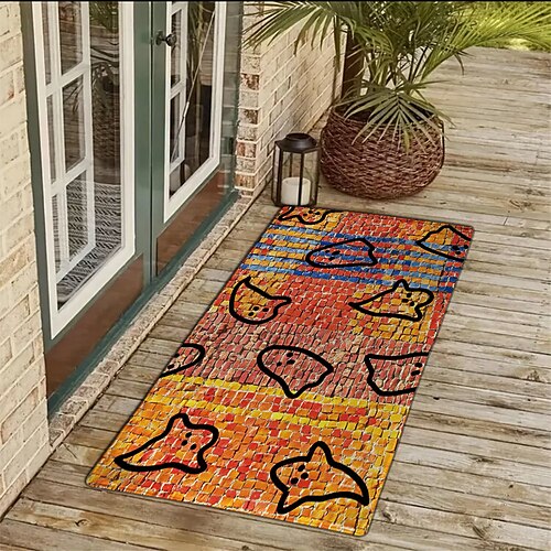 Halloween fantôme tapis paillasson tapis de sol tapis antidérapant rectangle intérieur extérieur décor à la maison
Halloween fantôme tapis paillasson tapis de sol tapis antidérapant rectangle intérieur extérieur décor à la maison