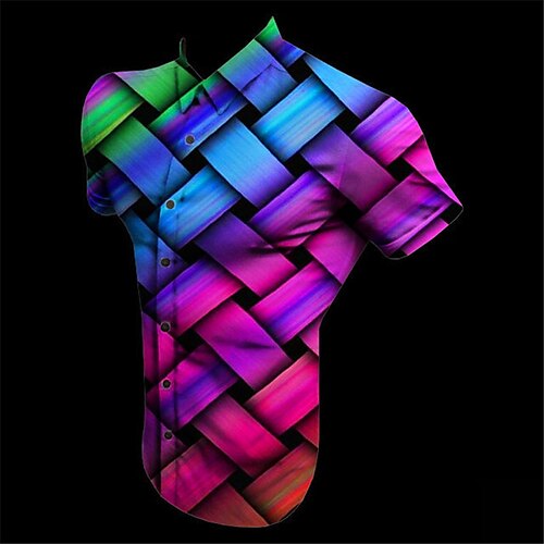 Men's Shirt Graphic Prints Geometry Turndown Purple Outdoor Street Short Sleeves Print Clothing Apparel Fashion Streetwear Designer Casual
Men's Shirt Graphic Prints Geometry Turndown Purple Outdoor Street Short Sleeves Print Clothing Apparel Fashion Streetwear Designer Casual