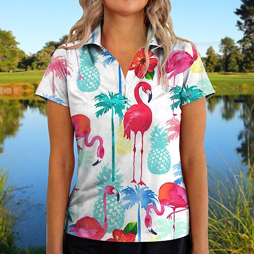 Mulheres Camisa polo de caminhada Camisa de golfe Respirável Secagem Rápida Pavio Humido Manga Curta Vestuário de golfe Roupas de golfe Normal Em V Letra Verão Tênis Golfe Pickleball
Mulheres Camisa polo de caminhada Camisa de golfe Respirável Secagem Rápida Pavio Humido Manga Curta Vestuário de golfe Roupas de golfe Normal Em V Letra Verão Tênis Golfe Pickleball