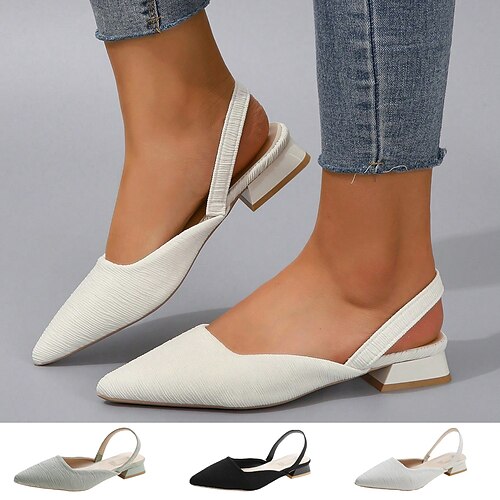 Mujer Sandalias Bailarinas Sandalias planas Sandalias de Tacón Sandalias descalzas Diario Paseo Tacón Bajo Tacón Cuadrado Dedo Puntiagudo Moda Elegante Clásico Zapatos de Paseo Lino Microfibra Mocasín
Mujer Sandalias Bailarinas Sandalias planas Sandalias de Tacón Sandalias descalzas Diario Paseo Tacón Bajo Tacón Cuadrado Dedo Puntiagudo Moda Elegante Clásico Zapatos de Paseo Lino Microfibra Mocasín
