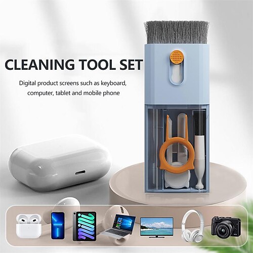 Bolígrafo limpiador de auriculares 10 en 1, kit limpiador de teclado de pc multifuncional, diseño escalable, conveniente ahorro de mano de obra para teclado
Bolígrafo limpiador de auriculares 10 en 1, kit limpiador de teclado de pc multifuncional, diseño escalable, conveniente ahorro de mano de obra para teclado