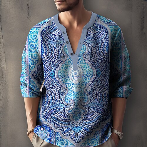 Homme Chemise Chemise Lin Imprimés Photos Rétro Vintage Totem Mao Rouge Bleu Vert Gris Extérieur Plein Air manche longue Imprimer Vêtement Tenue Lin Mode Vêtement de rue Design Décontractées
Homme Chemise Chemise Lin Imprimés Photos Rétro Vintage Totem Mao Rouge Bleu Vert Gris Extérieur Plein Air manche longue Imprimer Vêtement Tenue Lin Mode Vêtement de rue Design Décontractées