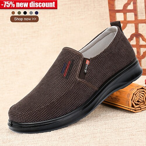 Herren Loafer Slip On Komfort-Müßiggänger Komfort Schuhe Penny Loafers Brautkleider schlicht Outdoor Täglich Wanderschuhe Satin Warm Komfortabel Rutschfest Schwarz Braun Sommer Frühling
Herren Loafer Slip On Komfort-Müßiggänger Komfort Schuhe Penny Loafers Brautkleider schlicht Outdoor Täglich Wanderschuhe Satin Warm Komfortabel Rutschfest Schwarz Braun Sommer Frühling