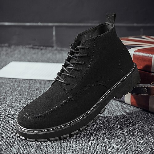 Homens Botas Esportivo Casual Ao ar livre Diário Couro Ecológico Confortável Antiderrapante Botas / Botins Amêndoa Preto Primavera Outono
Homens Botas Esportivo Casual Ao ar livre Diário Couro Ecológico Confortável Antiderrapante Botas / Botins Amêndoa Preto Primavera Outono