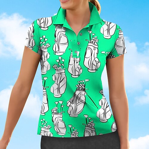 Mujer Camisas de polo Camiseta de golf Polo con botones Transpirable Secado rápido Dispersor de humedad Manga Corta Ropa de golf ropa de golf Ajuste regular Plaid Verano Tenis Golf pepinillo
Mujer Camisas de polo Camiseta de golf Polo con botones Transpirable Secado rápido Dispersor de humedad Manga Corta Ropa de golf ropa de golf Ajuste regular Plaid Verano Tenis Golf pepinillo