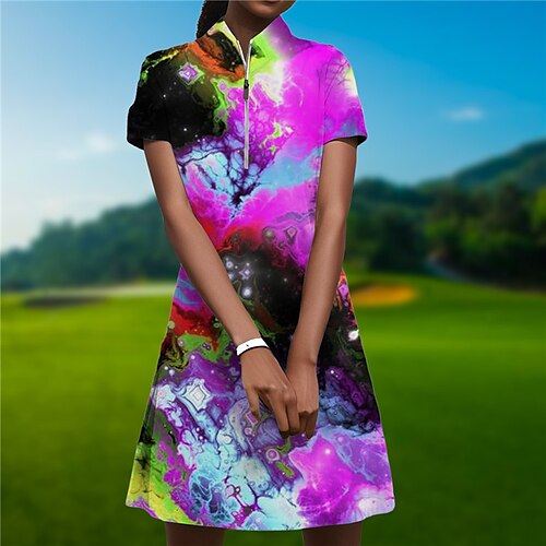 Damen Tenniskleid Golfkleid Atmungsaktiv Schnelltrocknend Feuchtigkeitsableitung Kurzarm Kleider Golfbekleidung Regular Fit Zip Batik Bedruckt Sommer Tennis Golfspiel Pickleball
Damen Tenniskleid Golfkleid Atmungsaktiv Schnelltrocknend Feuchtigkeitsableitung Kurzarm Kleider Golfbekleidung Regular Fit Zip Batik Bedruckt Sommer Tennis Golfspiel Pickleball