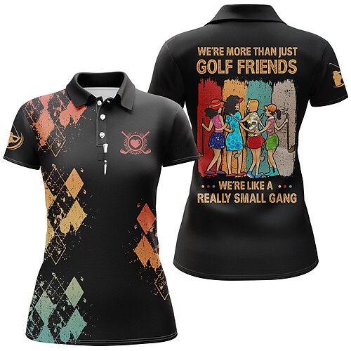 Mulheres Camisa polo de caminhada Camisa de golfe Pólo de botões Respirável Secagem Rápida Pavio Humido Manga Curta Vestuário de golfe Roupas de golfe Normal Estampado Verão Tênis Golfe Pickleball
Mulheres Camisa polo de caminhada Camisa de golfe Pólo de botões Respirável Secagem Rápida Pavio Humido Manga Curta Vestuário de golfe Roupas de golfe Normal Estampado Verão Tênis Golfe Pickleball