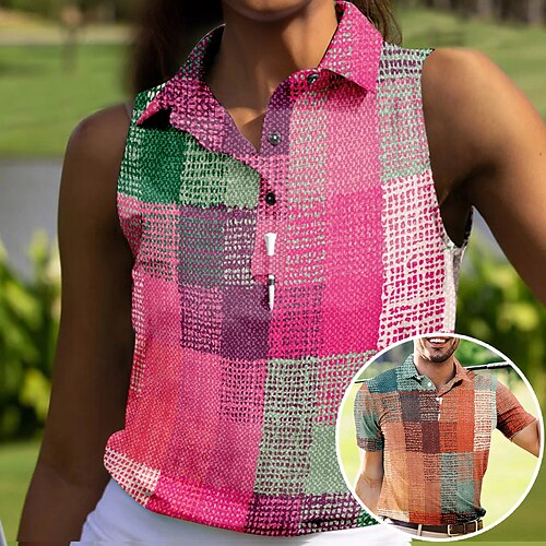 Hombre Mujer Camisas de polo Polo a juego Camiseta de golf Transpirable Secado rápido Dispersor de humedad Manga Corta Ropa de golf ropa de golf Ajuste regular Impreso Verano Tenis Golf pepinillo
Hombre Mujer Camisas de polo Polo a juego Camiseta de golf Transpirable Secado rápido Dispersor de humedad Manga Corta Ropa de golf ropa de golf Ajuste regular Impreso Verano Tenis Golf pepinillo