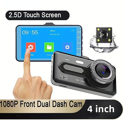 Dash cam câmera frontal e traseira gravador de vídeo do carro caixa preta do veículo para full hd 1080p gravador de driver de visão noturna
Dash cam câmera frontal e traseira gravador de vídeo do carro caixa preta do veículo para full hd 1080p gravador de driver de visão noturna