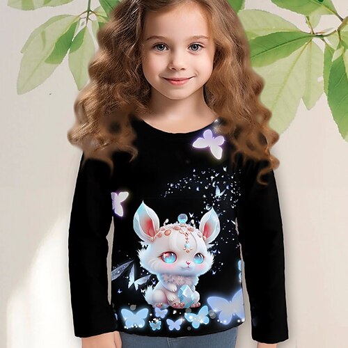 Para Meninas Camiseta Manga Longa Camisa Camiseta Gráfico Desenho Animado Coelho Impressão 3D Ativo Moda Estilo bonito Poliéster Ao ar livre Casual Diário Infantil Crewneck 3-12 anos Gráfico impresso
Para Meninas Camiseta Manga Longa Camisa Camiseta Gráfico Desenho Animado Coelho Impressão 3D Ativo Moda Estilo bonito Poliéster Ao ar livre Casual Diário Infantil Crewneck 3-12 anos Gráfico impresso