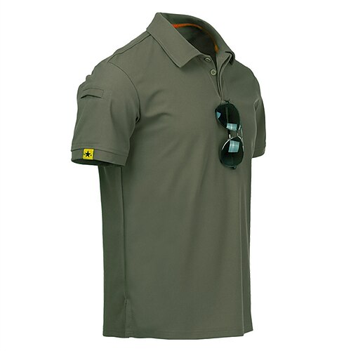 Voor heren Sportpolo Golfshirt Casual Feestdagen Revers Korte mouw Modieus Basic Effen Klassiek Zomer Normale pasvorm Zwart Leger Groen khaki Grijs Sportpolo
Voor heren Sportpolo Golfshirt Casual Feestdagen Revers Korte mouw Modieus Basic Effen Klassiek Zomer Normale pasvorm Zwart Leger Groen khaki Grijs Sportpolo