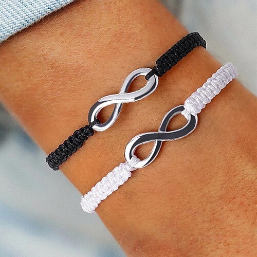 2St Paar Freundschaftsarmband loom-Armband Geflochten Mode Gewebe Modisch Personalisiert Elegant Urlaub Aleación Armband Schmuck SchwarzWeiß Für Partyabend Festtage Verabredung Geburtstag Festival
2St Paar Freundschaftsarmband loom-Armband Geflochten Mode Gewebe Modisch Personalisiert Elegant Urlaub Aleación Armband Schmuck SchwarzWeiß Für Partyabend Festtage Verabredung Geburtstag Festival