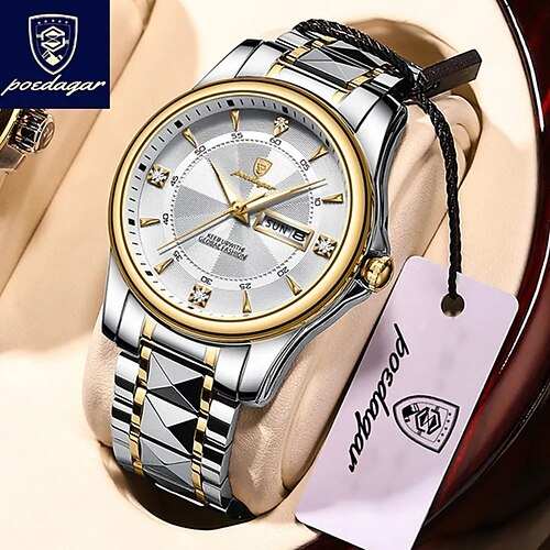 poedagar relógio de negócios masculino original moda luxo aço inoxidável à prova dwaterproof água quartzo luminoso relógio de pulso masculino novo
poedagar relógio de negócios masculino original moda luxo aço inoxidável à prova dwaterproof água quartzo luminoso relógio de pulso masculino novo
