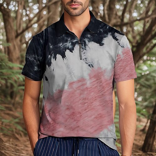 Homme T-shirt POLO Chemise de golf Respirable Séchage rapide Evacuation de l'humidité Manche Courte Vêtements de golf Top Standard Zippé Bloc de couleur Eté Tennis Le golf Pickleball
Homme T-shirt POLO Chemise de golf Respirable Séchage rapide Evacuation de l'humidité Manche Courte Vêtements de golf Top Standard Zippé Bloc de couleur Eté Tennis Le golf Pickleball